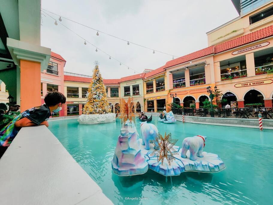 New Modern Venice Best View And Balcony, Fast Wifi At Mckinley Hill 1Br Interconnected To Venice Grand Canal Mall Manila Exterior photo